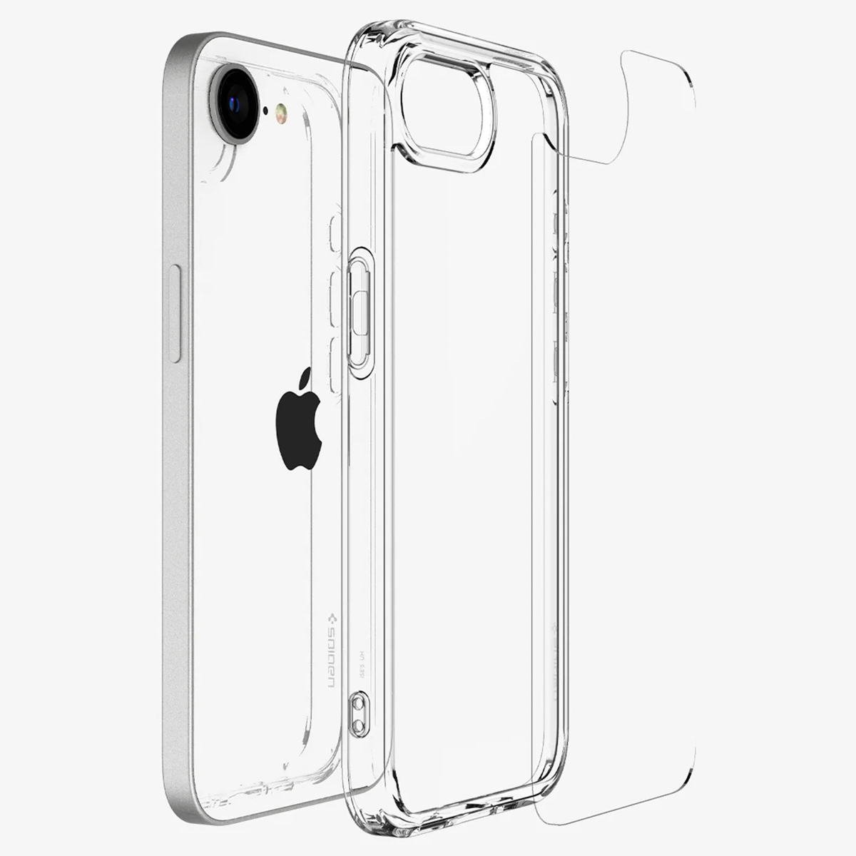 Spigen Ultra Hybrid Backcover Apple iPhone 16e - Crystal Clear - Afbeelding 4