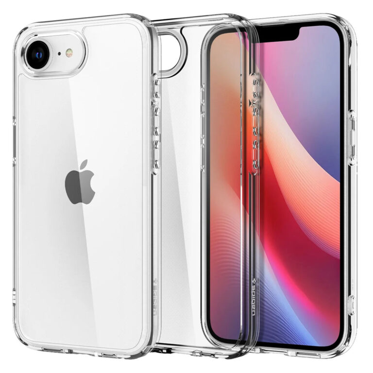 Spigen Ultra Hybrid Backcover Apple iPhone 16e - Crystal Clear - Afbeelding 4