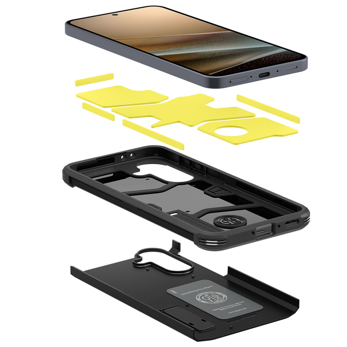 Spigen Tough Armor Backcover Samsung Galaxy A36 - Zwart - Afbeelding 9