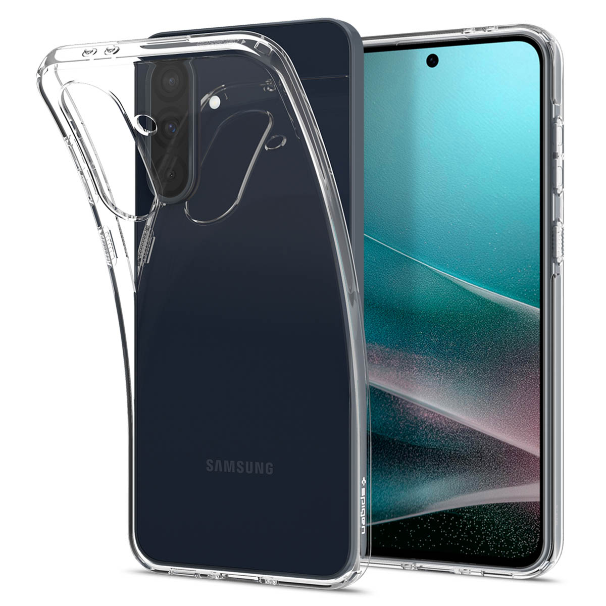 Spigen Liquid Crystal Backcover Samsung Galaxy A36 - Crystal Clear - Afbeelding 2