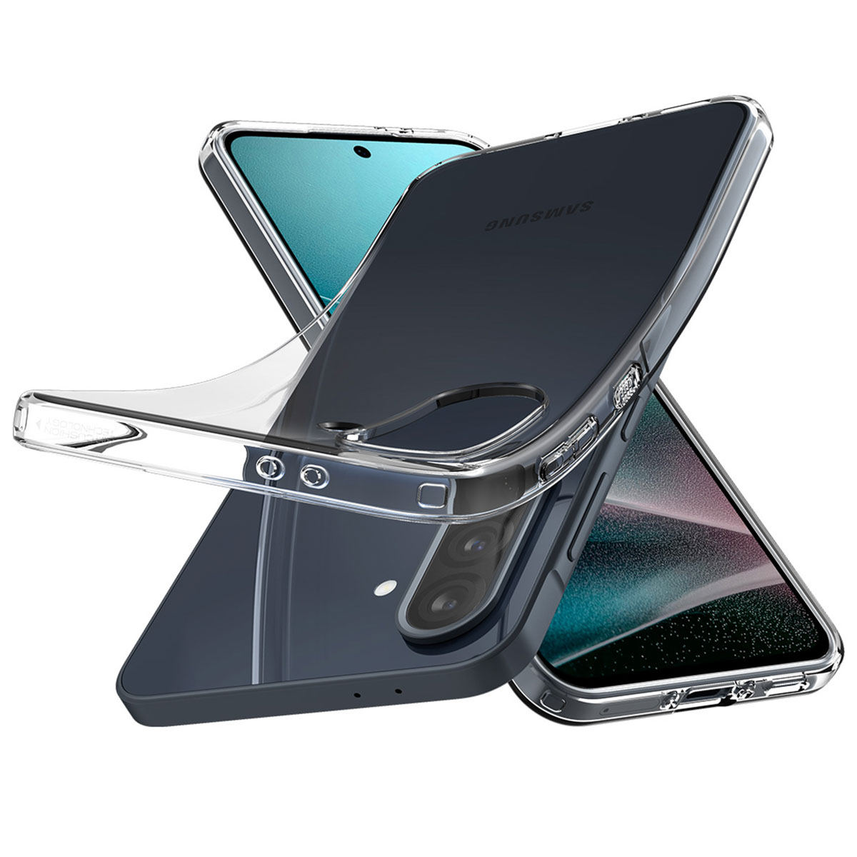 Spigen Liquid Crystal Backcover Samsung Galaxy A36 - Crystal Clear - Afbeelding 3