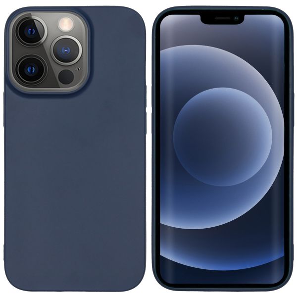 iPhone 14 Donker blauw telefoonhoesje