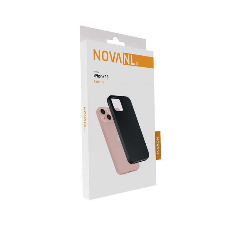 NovaNL Case 1.2 iPhone 13 Zwart telefoonhoesje