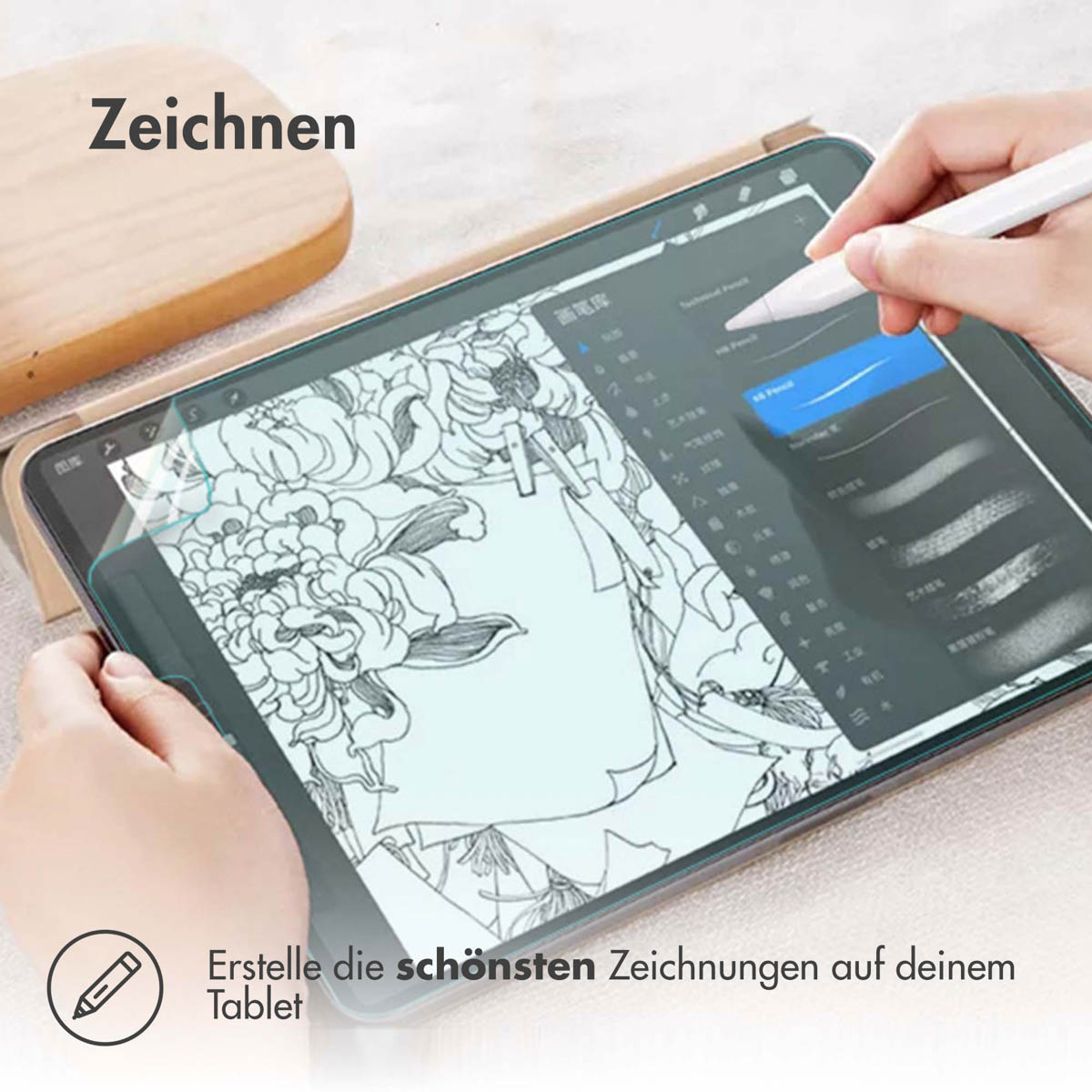 Accezz Paper Feel Screen Protector Samsung Galaxy Tab A11 Plus / A9 Plus - Afbeelding 7