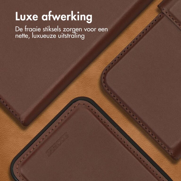 Accezz Premium Leather 2 in 1 Wallet Bookcase Samsung Galaxy A35 - Bruin - Afbeelding 5