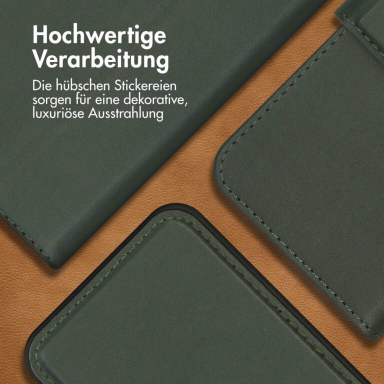 Accezz Premium Leather 2 in 1 Wallet Bookcase Samsung Galaxy A54 (5G) - Groen - Afbeelding 9