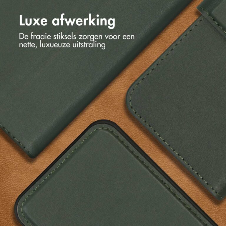 Accezz Premium Leather 2 in 1 Wallet Bookcase Samsung Galaxy A54 (5G) - Groen - Afbeelding 5