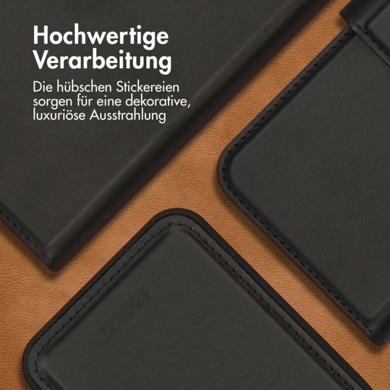 Accezz Premium Leather 2 in 1 Wallet Bookcase Samsung Galaxy A54 (5G) - Zwart - Afbeelding 9