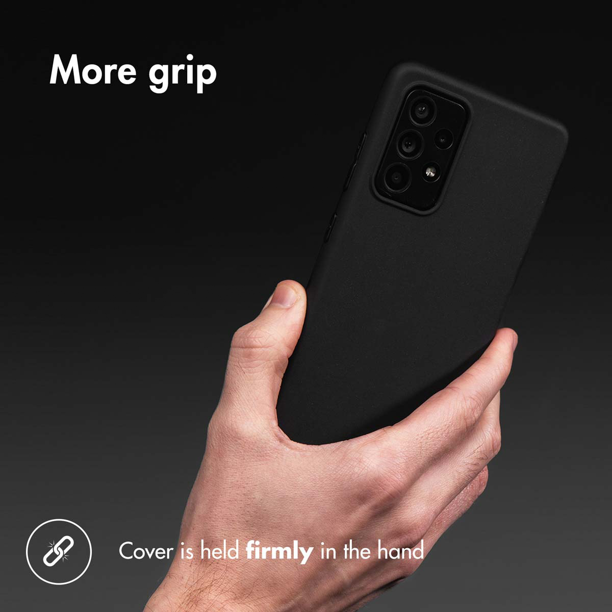 Accezz Color Backcover Samsung Galaxy S25 Edge – Zwart