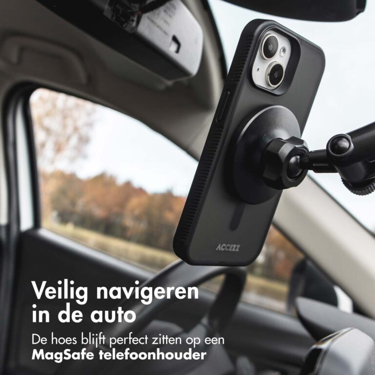 Accezz Rugged Frosted MagSafe Backcover Samsung Galaxy A36 / A56 - Zwart - Afbeelding 10