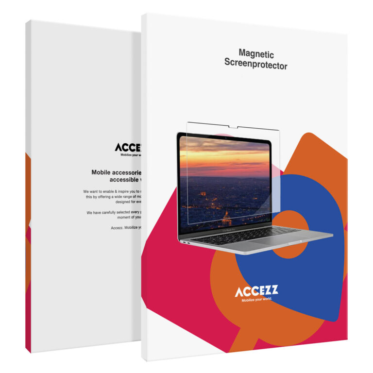 Accezz Magnetische Screenprotector MacBook Air 13 inch (2018 - 2020) / Pro 13 inch (2018 - 2022) - A1932 / A2179 / A2337 - Afbeelding 2