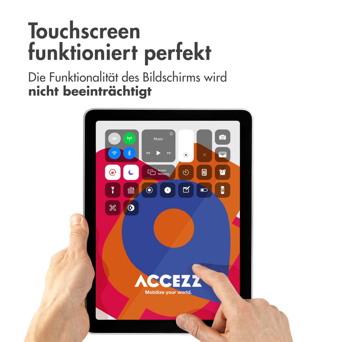 Accezz Glass screenprotector + Applicator Apple iPad Pro 13 (2025) M5 / (2024) M4 - Afbeelding 10