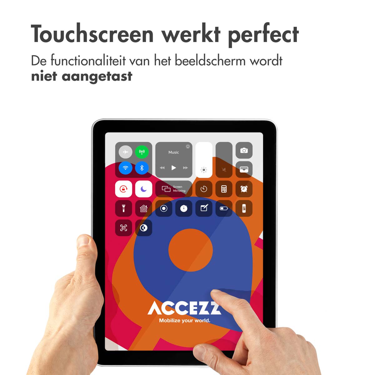 Accezz Glass screenprotector + Applicator Apple iPad Pro 13 (2025) M5 / (2024) M4 - Afbeelding 2