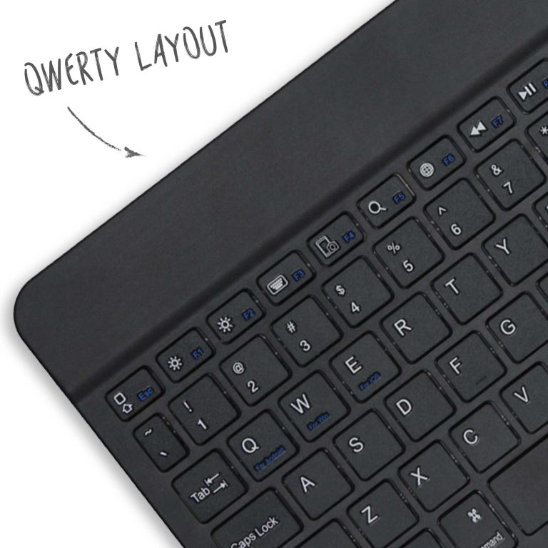 Accezz QWERTY Bluetooth Keyboard Bookcase Samsung Galaxy Tab A9 8.7 inch - Afbeelding 7