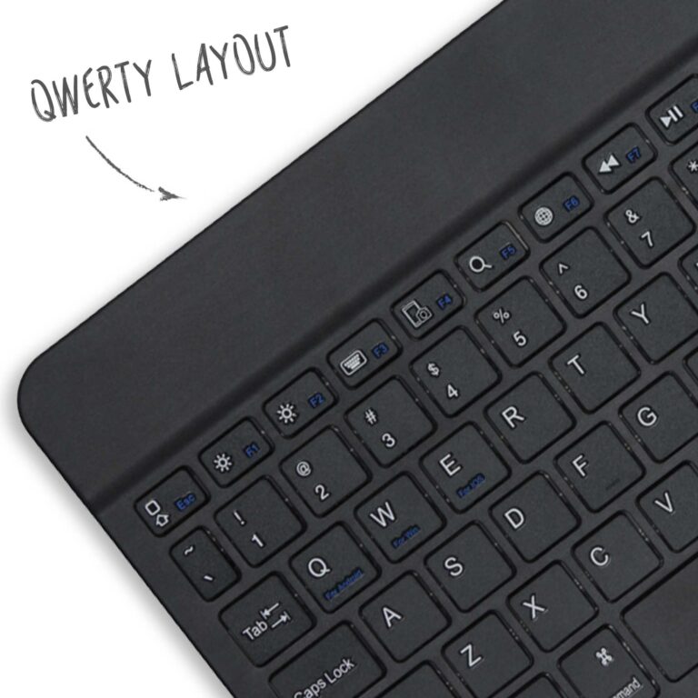 Accezz QWERTY Bluetooth Keyboard Bookcase Samsung Galaxy Tab A8 - Afbeelding 10