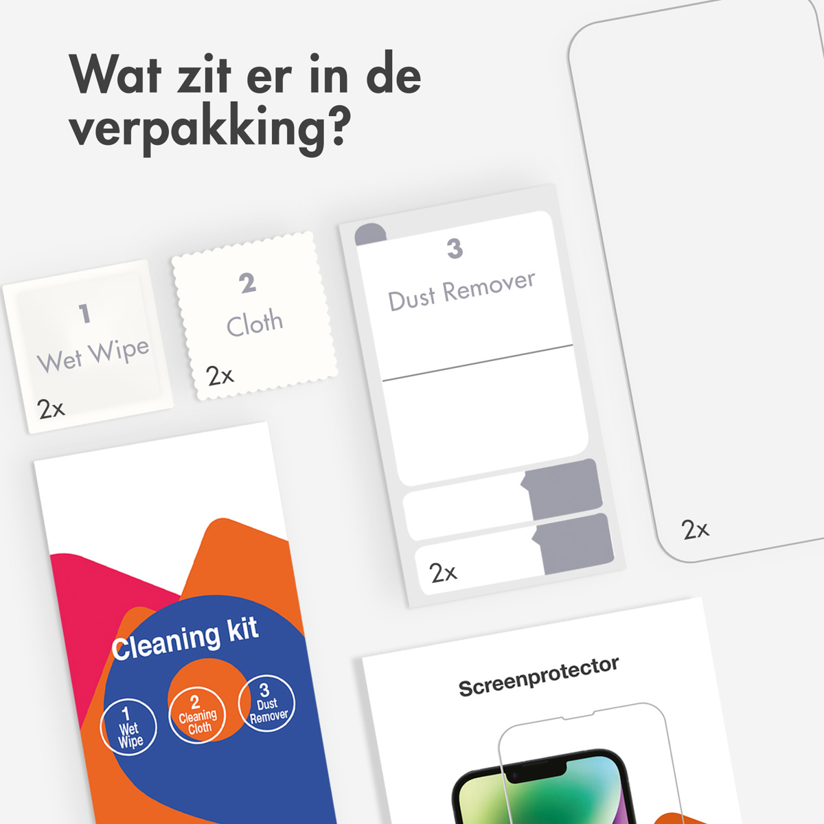 Accezz Gehard Glas Screenprotector 2-pack Samsung Galaxy S24 FE / A36 / A56