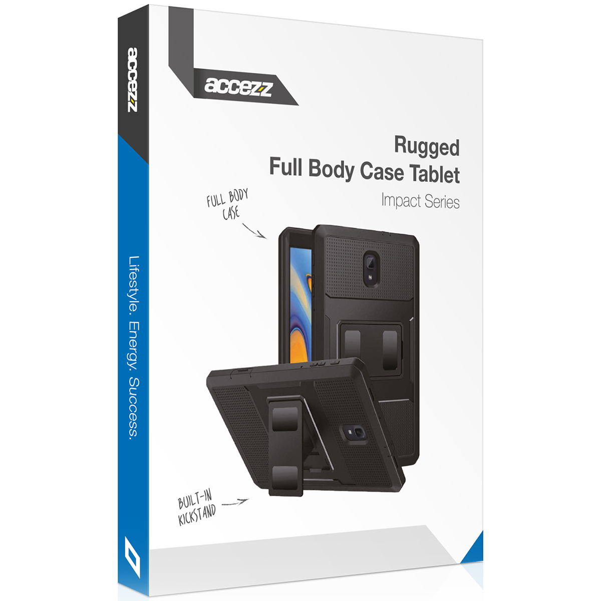 Accezz Rugged Back Case Samsung Galaxy Tab A11 Plus / A9 Plus - Zwart - Afbeelding 6