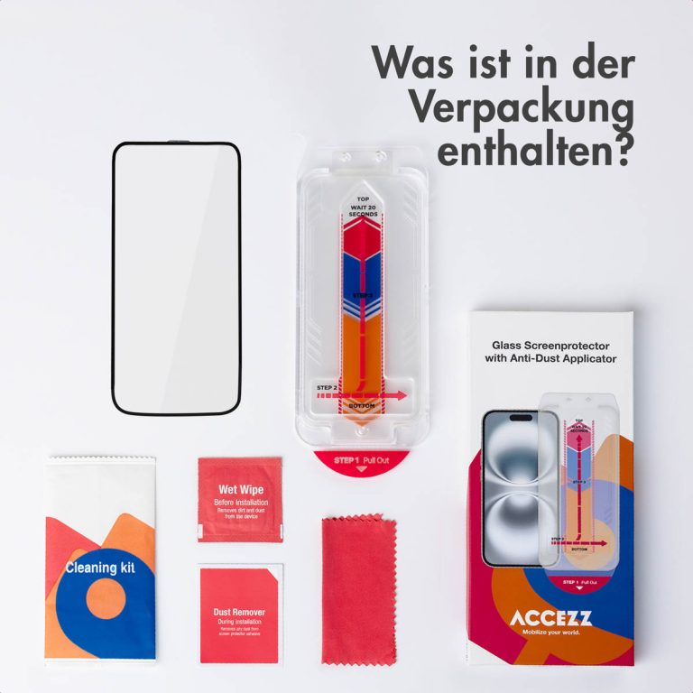 Accezz Gehard Glas Screenprotector + Applicator Samsung Galaxy S24 / S25 - Afbeelding 10