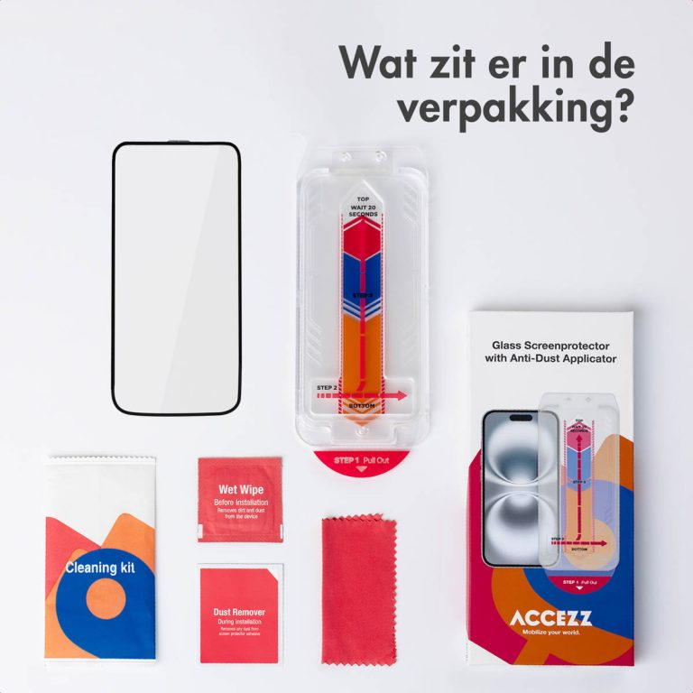 Accezz Gehard Glas Screenprotector + Applicator Samsung Galaxy S23 - Afbeelding 2