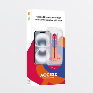 Accezz Gehard Glas Screenprotector + Applicator Apple iPhone 15 Pro Max