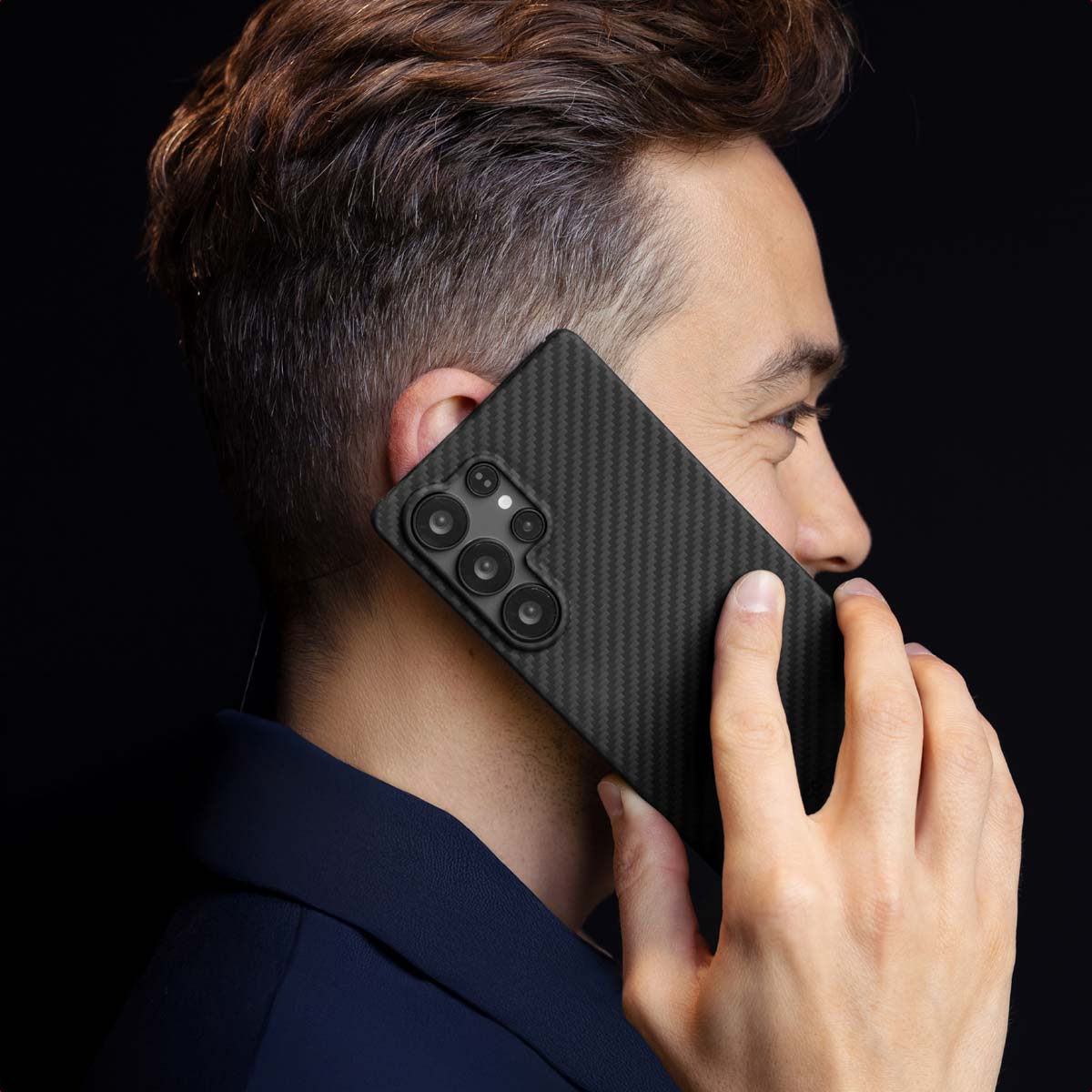 Accezz MagSafe Kevlar Backcover Apple iPhone 14 Pro - Zwart - Afbeelding 5