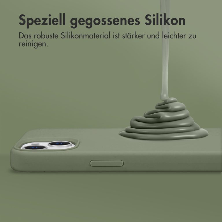 Accezz Liquid Silicone Backcover met MagSafe Samsung Galaxy Z Flip 5 - Cooper Green - Afbeelding 8