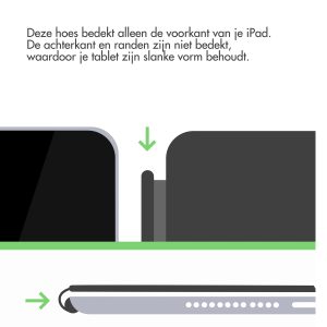 Smart Cover Apple iPad 9 (2021) 10.2 / iPad 8 (2020) 10.2 / iPad 7 (2019) 10.2 / Air 3 (2019) / Pro 10.5 (2017) - Dark Grey