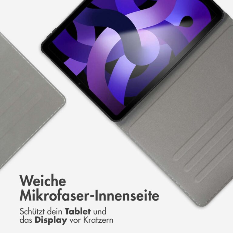 Accezz Classic Tablet Case Apple iPad Pro 11 (2018 - 2022) / Air 5 (2022) / Air 4 (2020) - Greige - Afbeelding 6