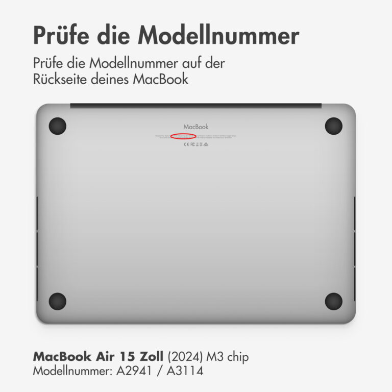 Accezz Magnetische Screenprotector MacBook Air 15 inch (2023 / 2024 M3 chip / 2025 M4 chip) - A2941 / A3114 / A3241 - Afbeelding 3