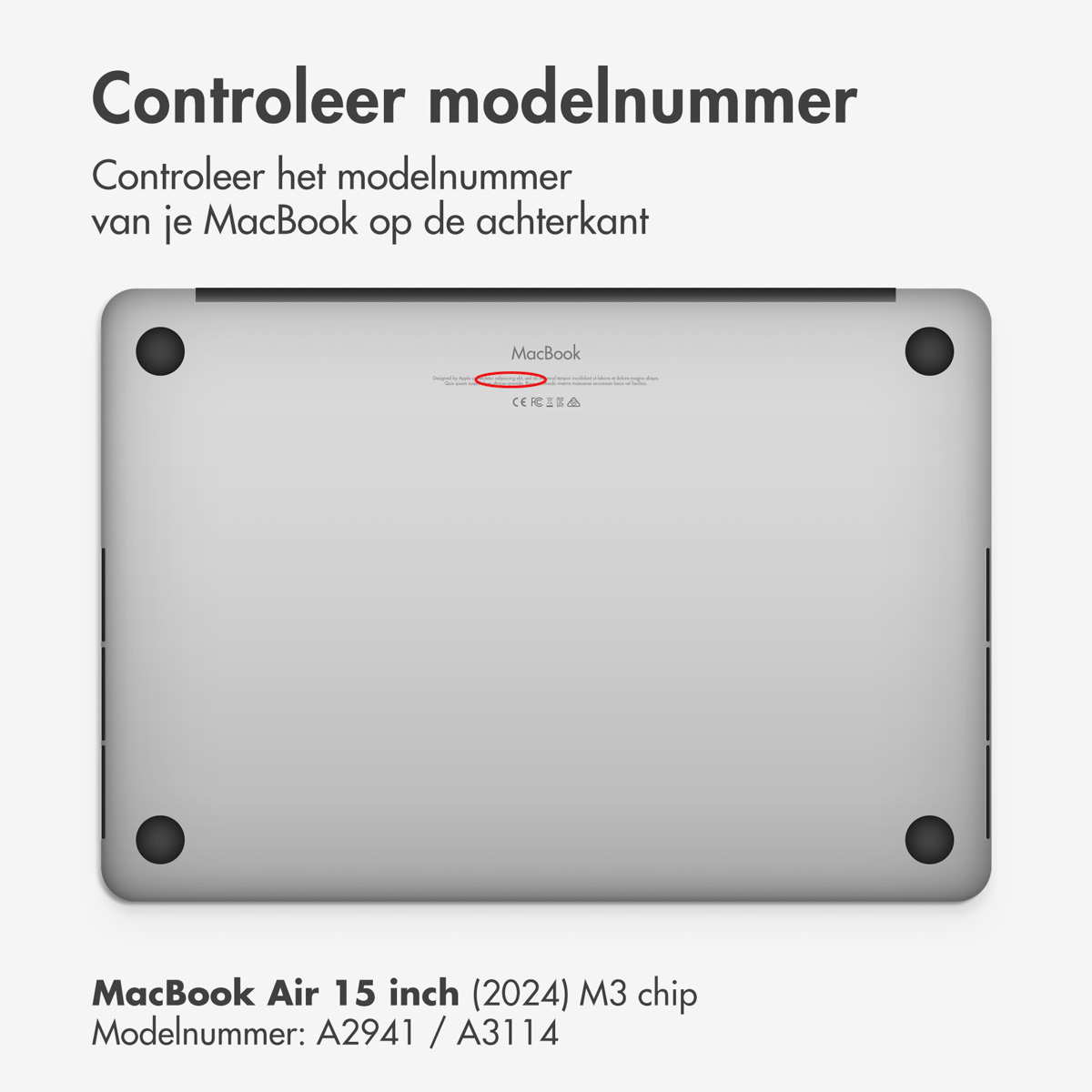 Accezz Magnetische Screenprotector MacBook Air 15 inch (2023 / 2024 M3 chip / 2025 M4 chip) – A2941 / A3114 / A3241