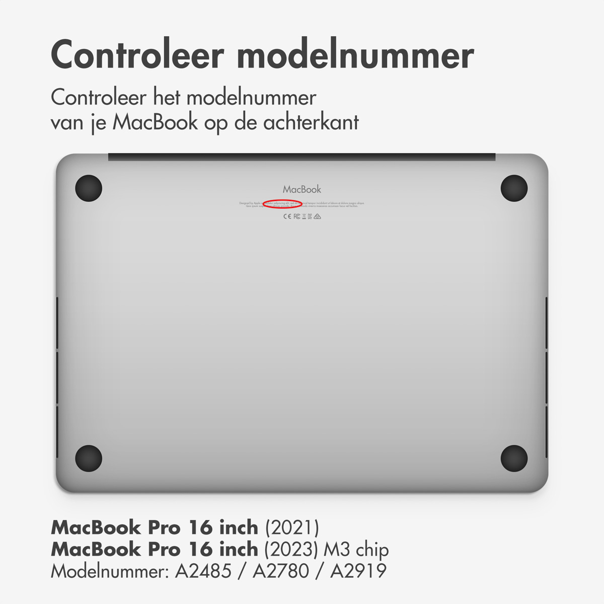 Accezz Magnetische Screenprotector MacBook Pro 16 inch (2021) / Pro 16 inch (2023) M3 chip – A2485 / A2780 / A2991