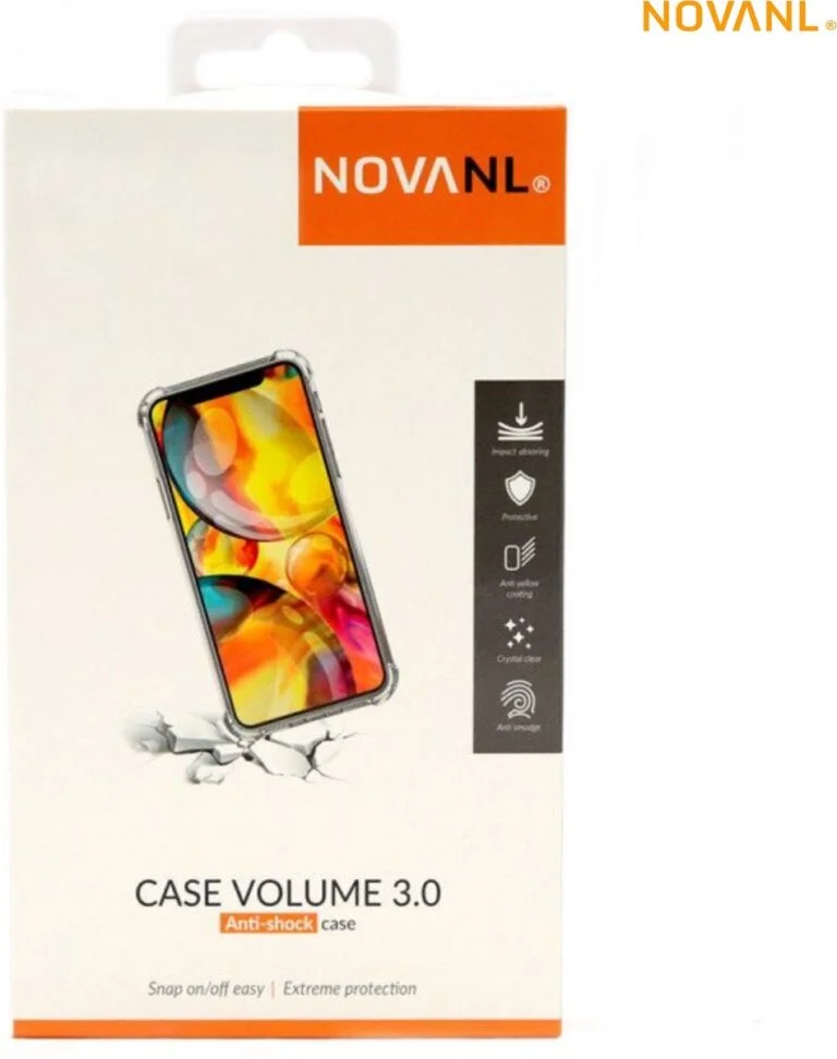 NovaNL Case 3.0 iPhone 11 Pro transparant hard/zacht silicone