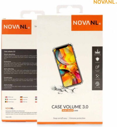 NovaNL Case 3.0 iPhone 11 Pro transparant hard/zacht silicone - Afbeelding 3