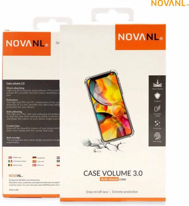 NovaNL Case 3.0 iPhone 11 Pro transparant hard/zacht silicone - Image 3