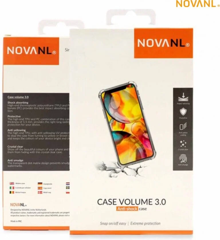 NovaNL Case 3.0 iPhone 11 Pro transparant hard/zacht silicone - Image 3