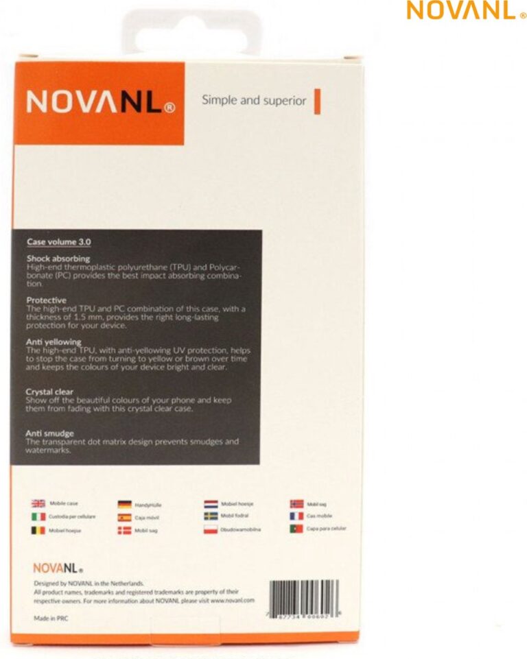 NovaNL Case 3.0 iPhone 11 Pro transparant hard/zacht silicone - Image 2
