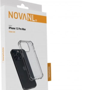 NovaNL Case 3.0 iPhone 12 Pro Max transparant hard/zacht silicone