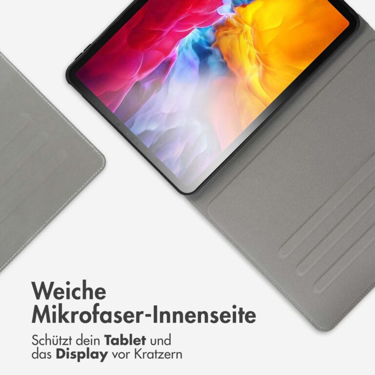 Accezz Classic Tablet Case Apple iPad Pro 11 (2018 - 2022) / Air 5 (2022) / Air 4 (2020) - Greige - Afbeelding 9