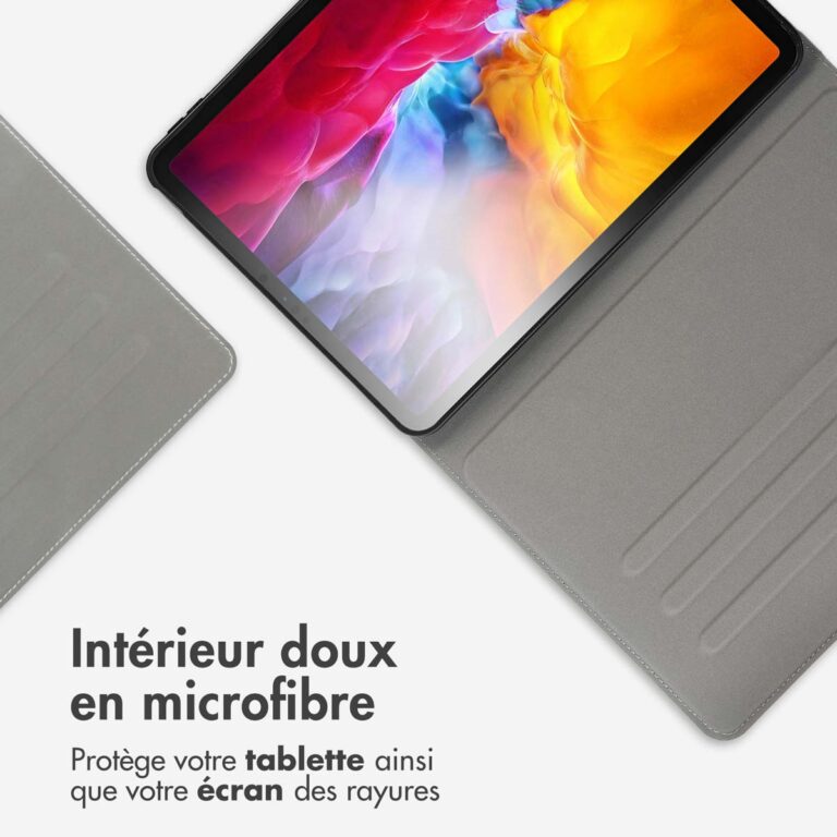Accezz Classic Tablet Case Apple iPad Pro 11 (2018 - 2022) / Air 5 (2022) / Air 4 (2020) - Greige - Afbeelding 8