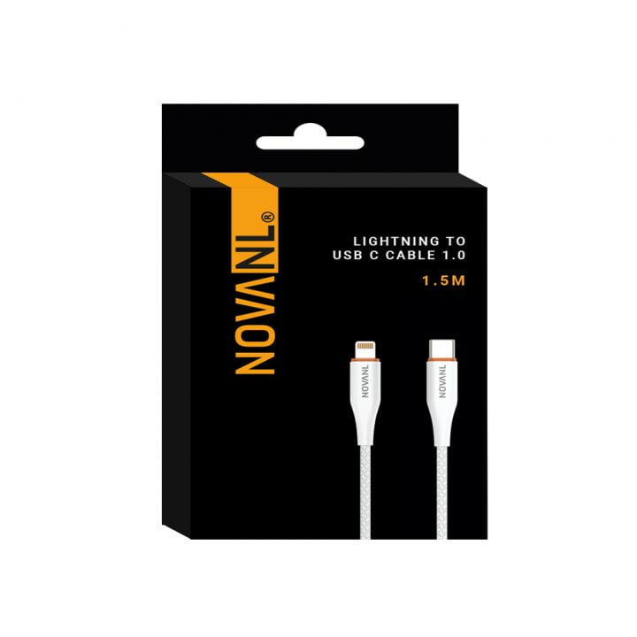 Lightning naar USB-C kabel 1,5 meter