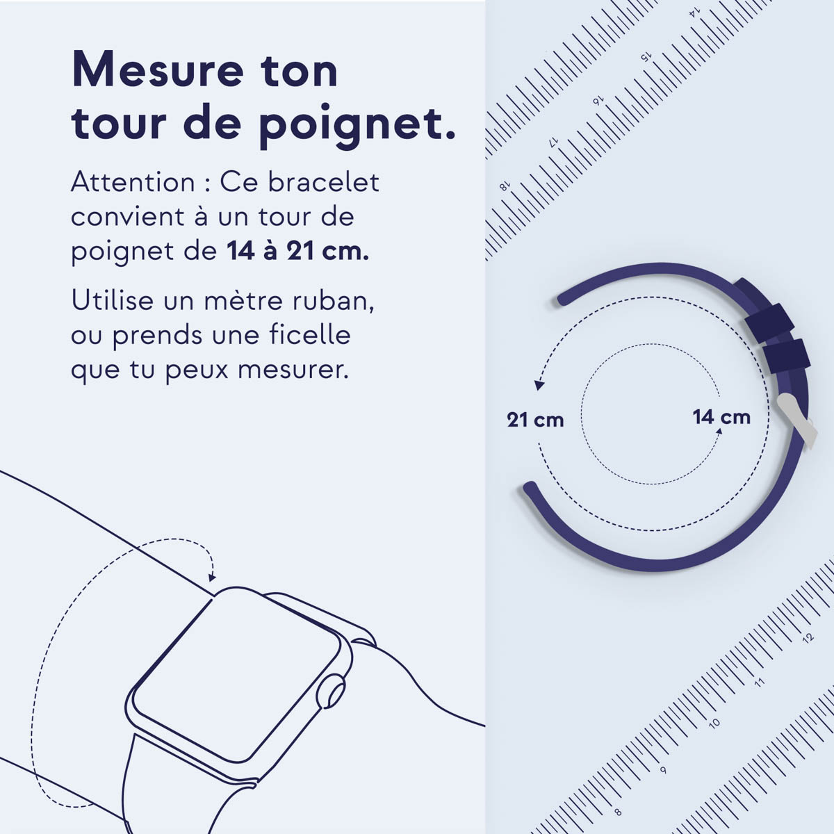 Accezz Mat Titanium bandje Apple Watch Series 1 t/m 9 / SE (38/40/41 mm) | Series 10 / 11 (42 mm) - Zwart - Afbeelding 7