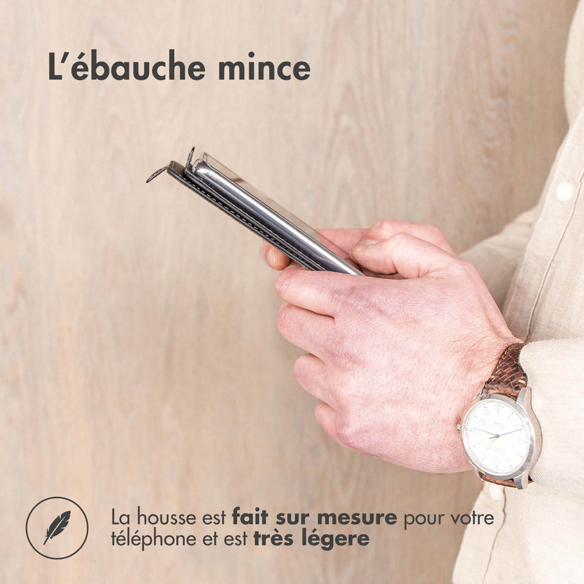 Accezz Flipcase Apple iPhone 16 Plus - Zwart - Afbeelding 6