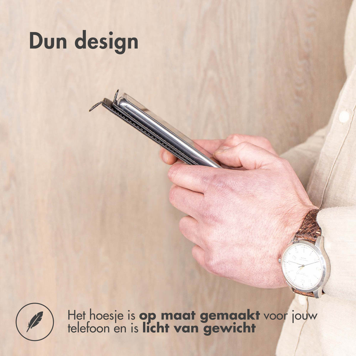 Accezz Flipcase Samsung Galaxy A56 - Zwart - Afbeelding 3