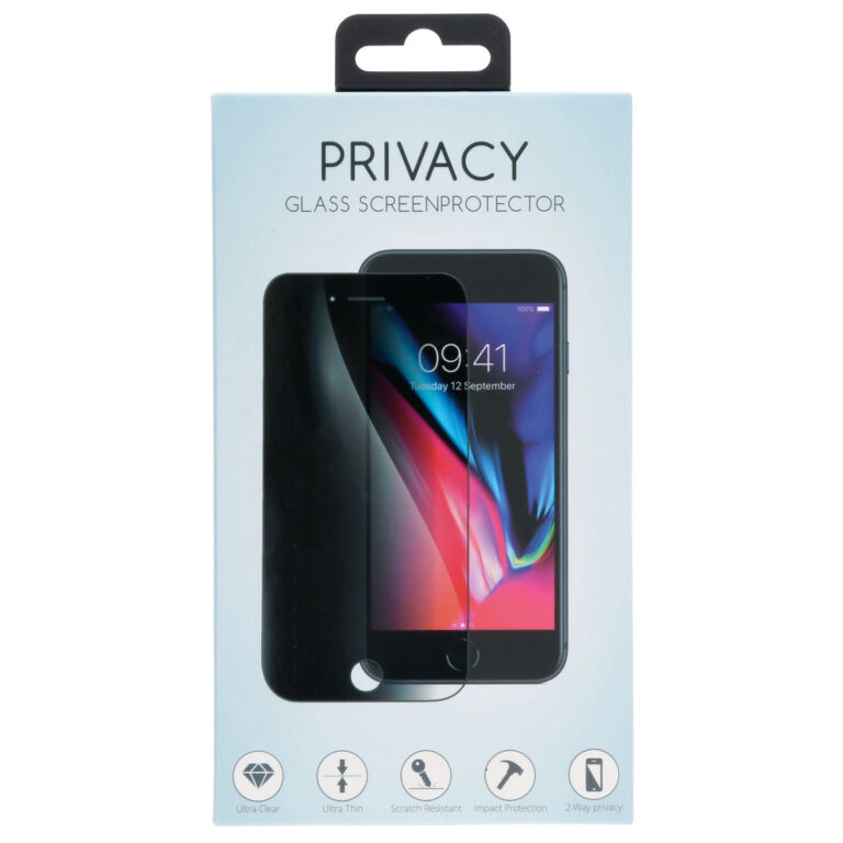 Selencia Gehard Glas Privacy Screenprotector Apple iPhone 13 Pro Max / 14 Plus - Afbeelding 4