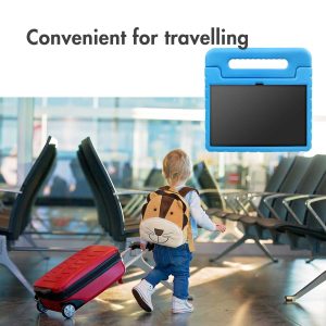 Accezz Kidsproof Backcover met handvat Samsung Galaxy Tab A9 8.7 inch - Blauw