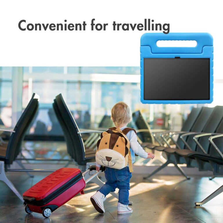 Accezz Kidsproof Backcover met handvat Apple iPad 9 (2021) 10.2 inch / iPad 8 (2020) 10.2 inch / iPad 7 (2019) 10.2 inch - Blauw - Afbeelding 5