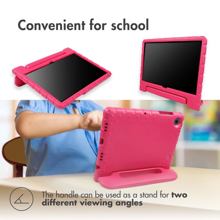 Accezz Kidsproof Backcover met handvat Samsung Galaxy Tab A9 Plus - Roze - Afbeelding 9