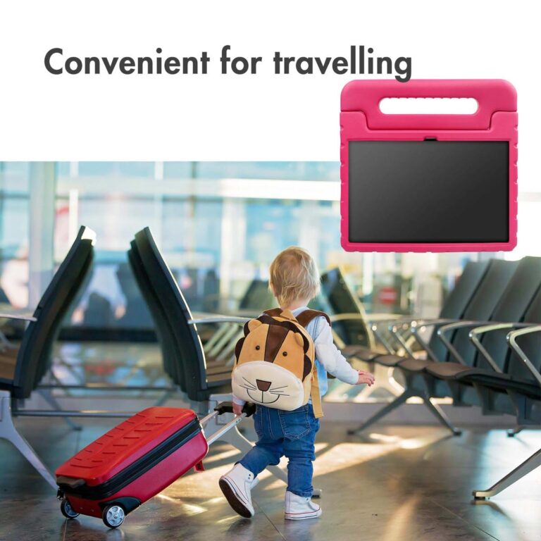Accezz Kidsproof Backcover met handvat Apple iPad 9 (2021) 10.2 inch / iPad 8 (2020) 10.2 inch / iPad 7 (2019) 10.2 inch - Roze - Afbeelding 8