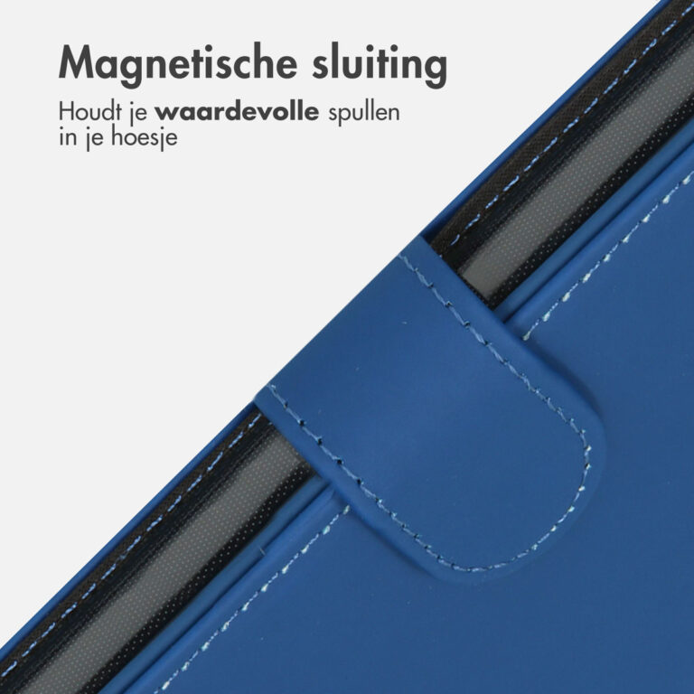 Accezz Wallet Softcase Bookcase Apple iPhone 13 Pro - Donkerblauw - Afbeelding 7