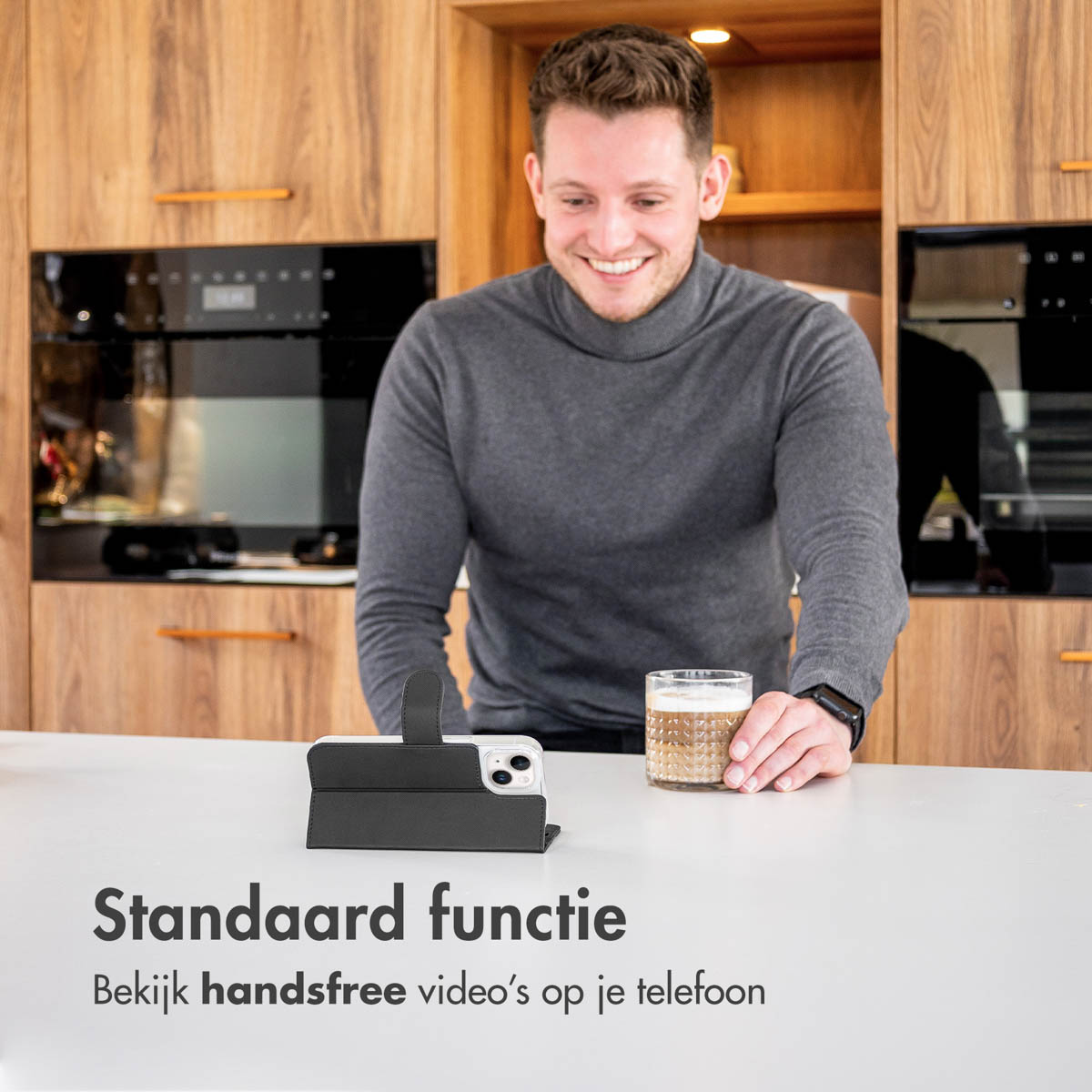 Accezz Wallet Softcase Bookcase Motorola Edge 20 - Zwart - Afbeelding 6